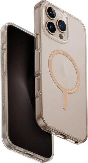 UNIQ Clario Magclick Charging Case for iPhone 16 Pro Max - Clear Gold