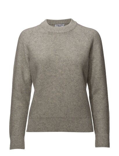 Davida Cashmere Turtleneck Oversized Slits Beige L Davida Cashmere Turtleneck Oversized Slits Beige L