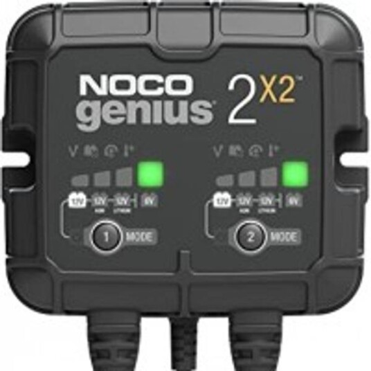 NOCO Elektronisk Batterilader 6/12V 2x2A 2 kanaler NOCO Elektronisk Batterilader 6/12V 2x2A 2 kanaler