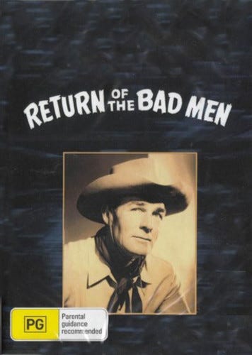 Return Of The Bad Men DVD Return Of The Bad Men DVD