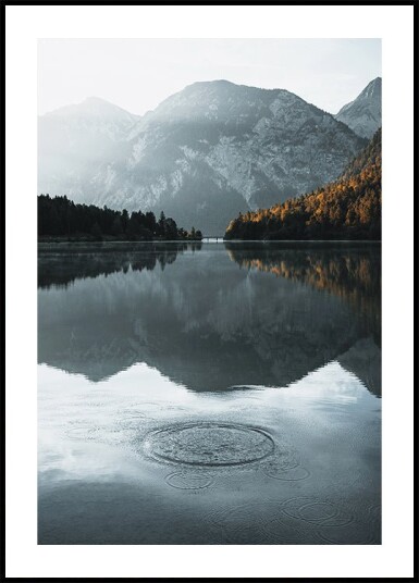 Water Ripples in the lake Plakat Plakat / 21x30cm