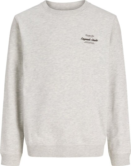 Jack & Jones Jornorrebro Typo Back Sweat Cn Jnr   Grey   152