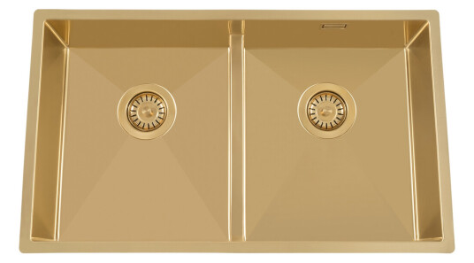 Nordic Tech Edge Kjøkkenvask 745x440 mm, Gull Nordic Tech Edge Kjøkkenvask 745x440 mm, Gull