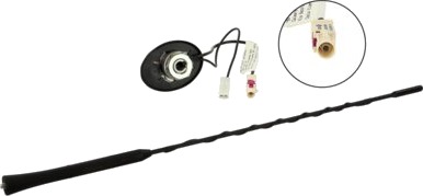 Antenne Am/Fm 76° 12V Ekstern Strøm
