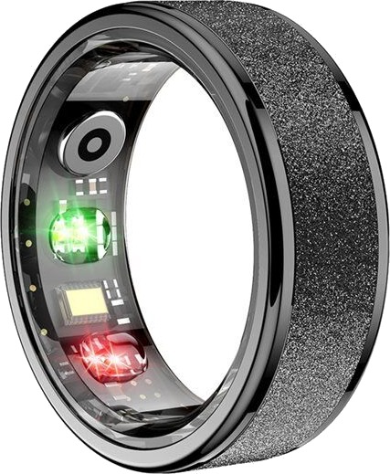 Colmi R10 Smart Ring Størrelse 11 Vanntett Svart Colmi R10 Smart Ring Størrelse 11 Vanntett Svart