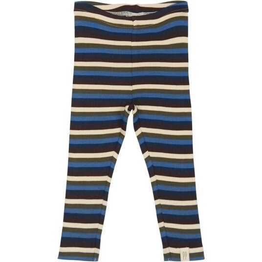 Petit Piao True Navy Multistripe Legging Modal Multi Striped 68