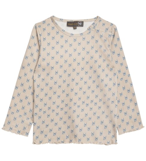 Hanevild Bow Blouse   Cream   116