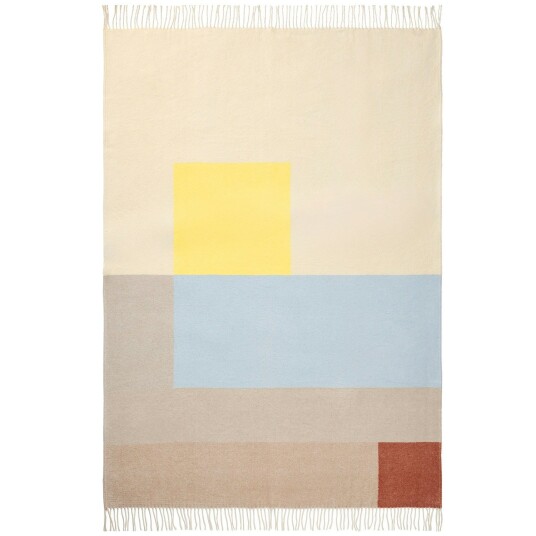 Mette Ditmer Brick Pledd 125x170 cm Lysegul
