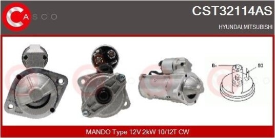 CASCO CST32114AS Starter CASCO CST32114AS Starter