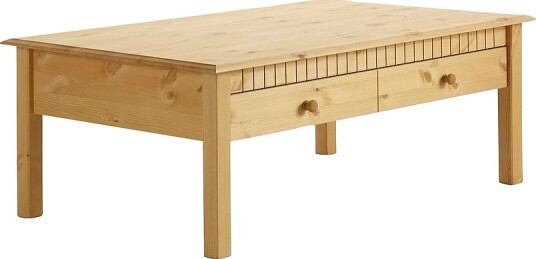 Loft24Salongbord 2 skuffer LisaBrunSofabord