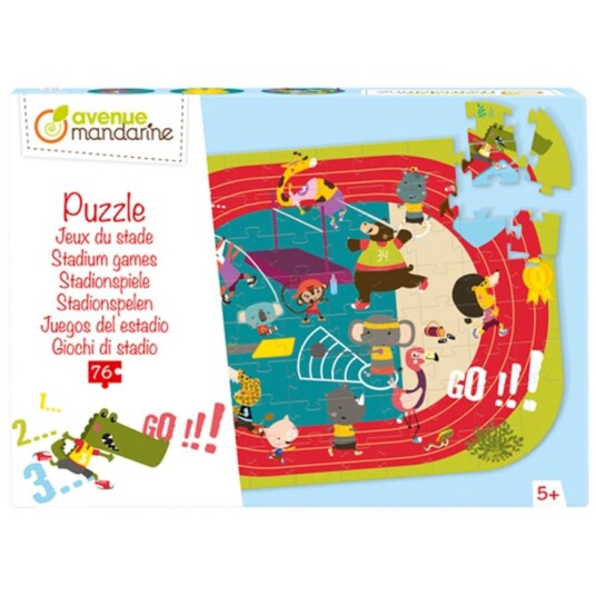 Avenue Mandarine Educational puzzle, Stadium games, 76 pc