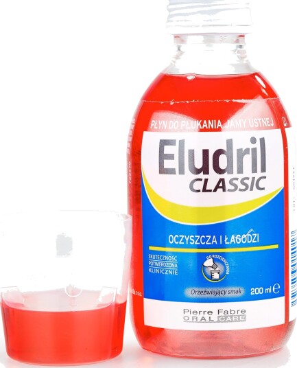 Klorheksedin Munnvann Elgydium ELUDRIL Classic 200 ml.