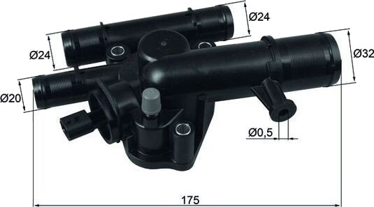 Termostat MAHLE ORIGINAL TI 243 89 Termostat MAHLE ORIGINAL TI 243 89