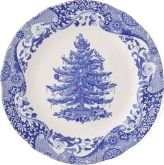 Spode Blue Italian Christmas Tree Tallerken 27 cm