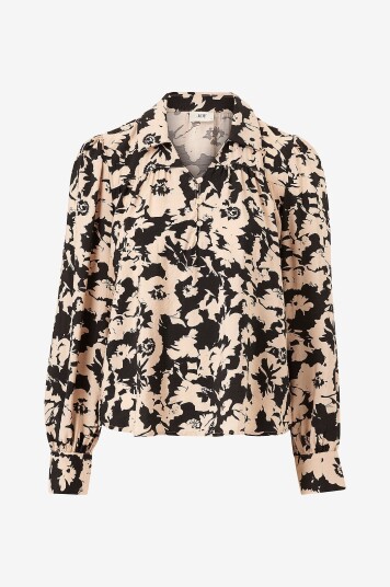 Jdy Bluse jdyMiriam L/S Top Wvn Svart