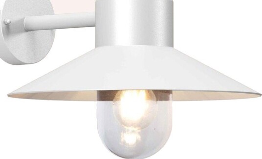 Llitt Victor Veggarmatur E27 sokkel IP44 Hvit