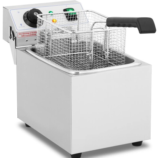 Royal Catering Elektrisk frityrkoker   8 l   230 V 10011141