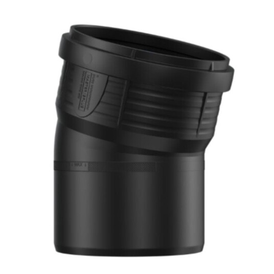 Pipelife Master3plus Bend 15° med en Muffe PP