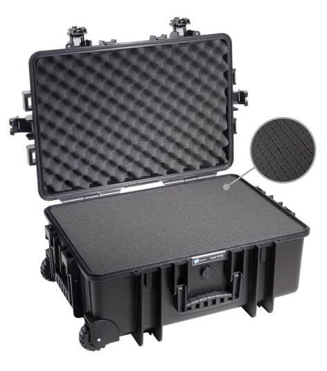 B&W 6700 Utendørs Hardcase Fotoveske med Skuminnredning Sort B&W 6700 Utendørs Hardcase Fotoveske med Skuminnredning Sort