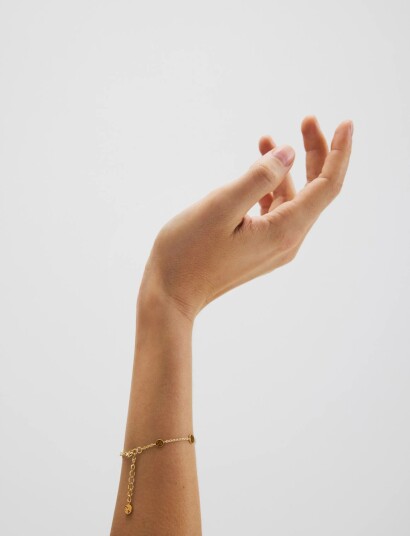 Pernille Corydon Dot Bracelet Gold ONE SIZE 16 19 cm Pernille Corydon Dot Bracelet Gold ONE SIZE 16 19 cm