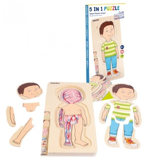 Beleduc Anatomisk puslespill Liten gutt Beleduc Anatomisk puslespill Liten gutt