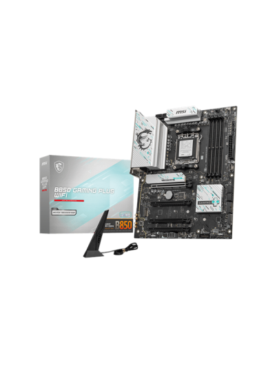 MSI B850 Gaming Plus ATX Hovedkort med Wi-Fi 7 og DDR5 MSI B850 Gaming Plus ATX Hovedkort med Wi-Fi 7 og DDR5