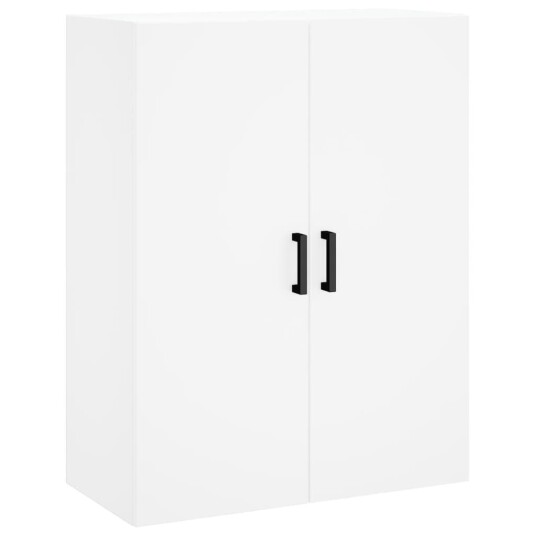 vidaXL Highboard hvit 69,5x34x180 cm konstruert tre 8720845412043