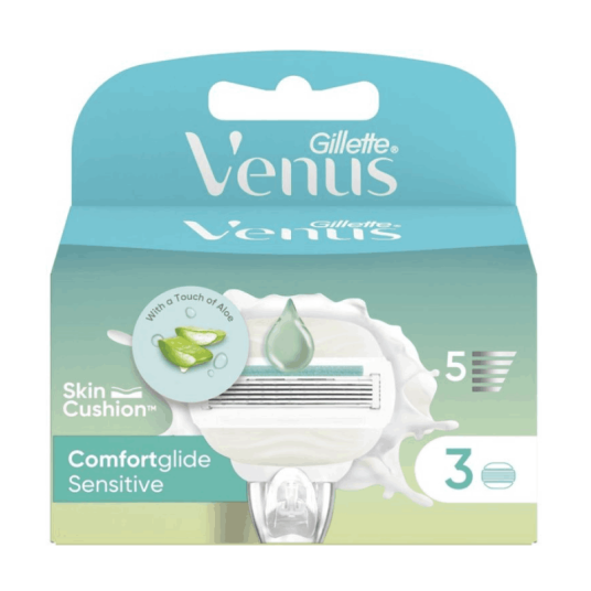 Gillette Venus Comfortglide Sensitive Rakblad 3 pack