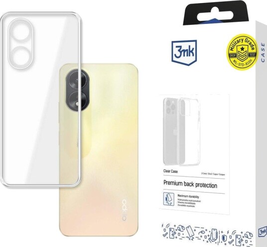 3mk gjennomsiktig deksel til Oppo A38 – gjennomsiktig