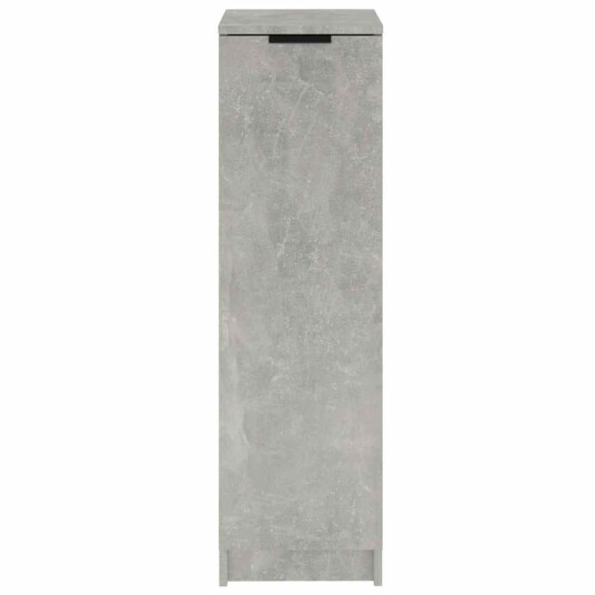 vidaXL Skoskap betonggr? 30x35x100 cm konstruert tre