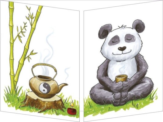 Klaffekort Zen Panda