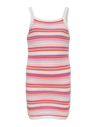 Kids Only Kogbelli Life Sl Stripe Dress Knt Pink 146 152 Kids Only Kogbelli Life Sl Stripe Dress Knt Pink 146 152