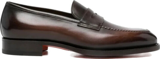 Santoni Herre Sko Brun 40 EU,