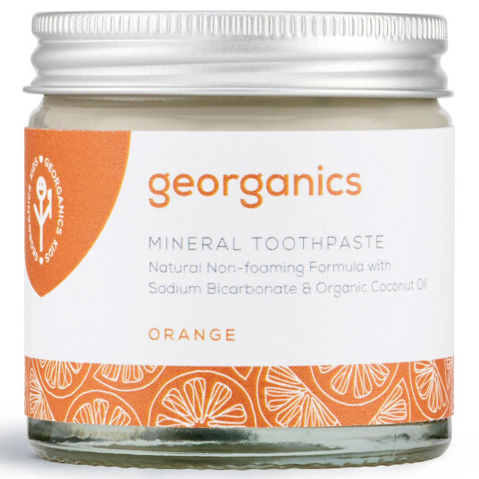 Organisk mineral tannkrem Georganics oransje fluoridfri