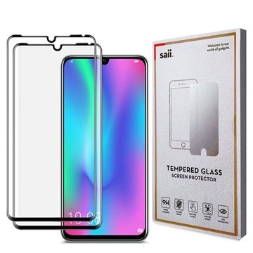 Saii 3D Premium Huawei P30 Pro Beskyttelsesglass 2 Stk.