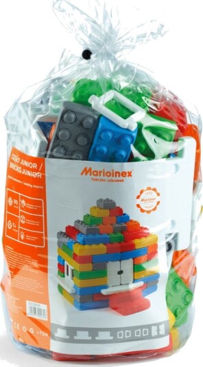 Marioinex Junior Byggeklosser 90 Deler Vinduer og Dører