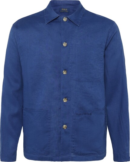 Polo Ralph Lauren Stretch Linen Wvn Shirt Navy M