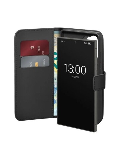 Puro Eco-Leder Mobildeksel med Lommebok for Samsung Galaxy S26 Ultra - Svart