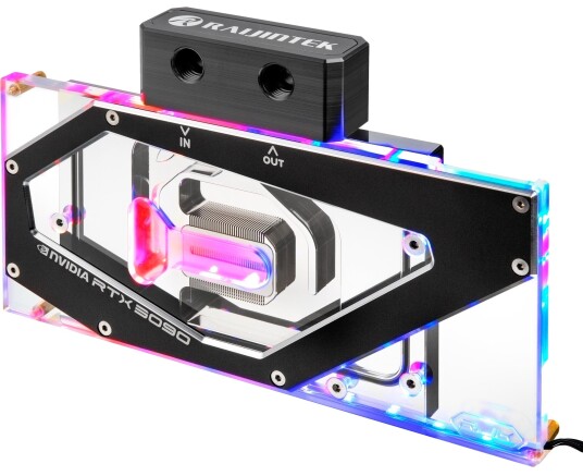 Raijintek Samos NV3080 RBW Grafikkortkjøler RGB Flerfarget