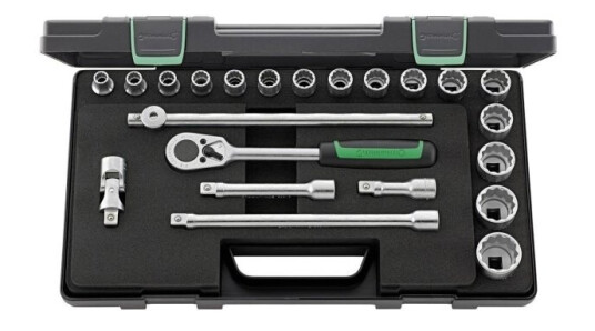 Stahlwille 50/16/6 Kn 96031447 Topnøglesæt 1/2 (12,5 Mm) 22 Dele