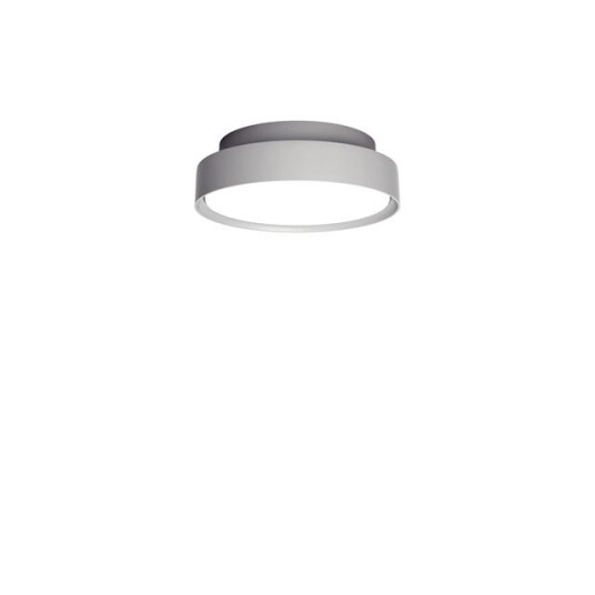 Louis Poulsen LP Slim Rund Taklampe Ø25 3000K & Dali Mørk Aluminium