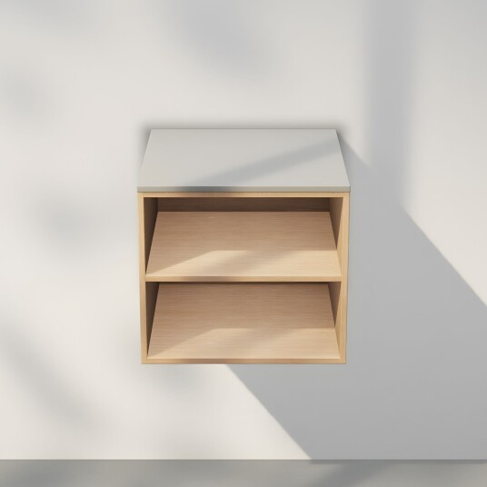 INR Iconic Nordic Rooms Air Wood Servantskap med Åpen Oppbevaring Natural oak / 40cm INR Iconic Nordic Rooms Air Wood Servantskap med Åpen Oppbevaring Natural oak / 40cm