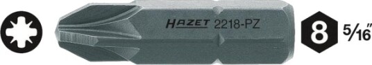Hazet 2218-Pz4 Pz 4 Kvalitetsstål C 8 Kryssbor Pz 4 1 Stk