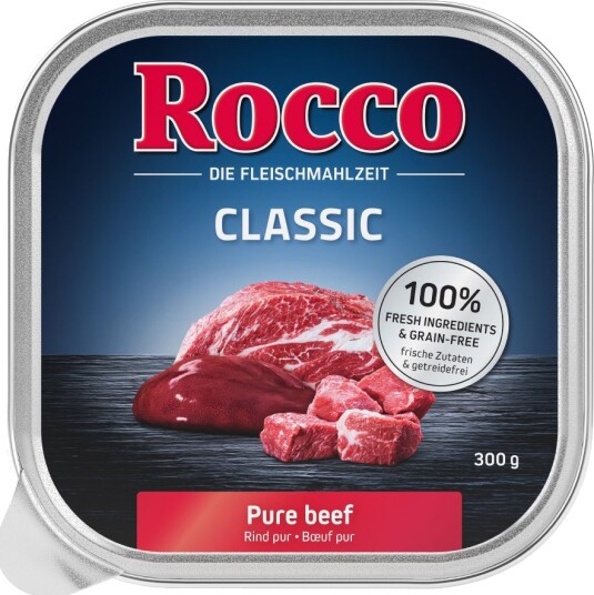 Rocco Våtfôr Classic Rent Oksekjøtt 27 X 300 G