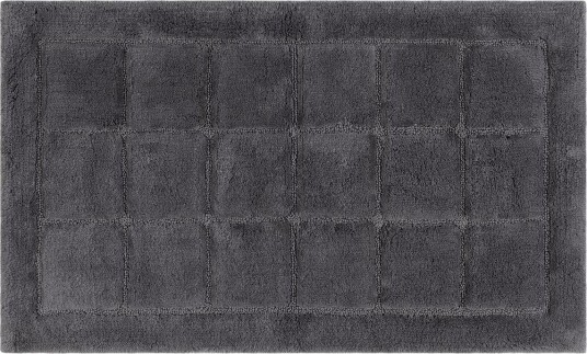 Baderomsmatte Kvadrat - 70x120 cm, Grå