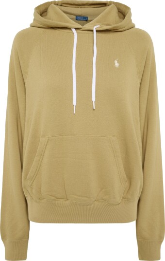 Polo Ralph Lauren Shrunken Fit Lightweight Fleece Hoodie Brown L