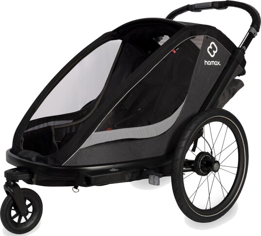 Hamax Cocoon Sykkelvogn Grey/Black Hamax Cocoon Sykkelvogn Grey/Black