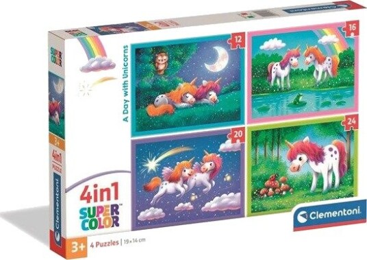 Clementoni Puzzle 4-in-1 Noli 12+16+20+24 pieces 2D Puslespill