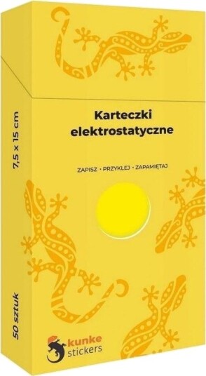 Panta Plast Elektrostatisk Merkelapper 50 Stk Gul