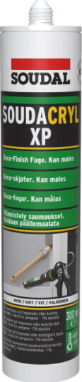 Soudal Soudacryl XP Akrylfugemasse Hvit 300ml